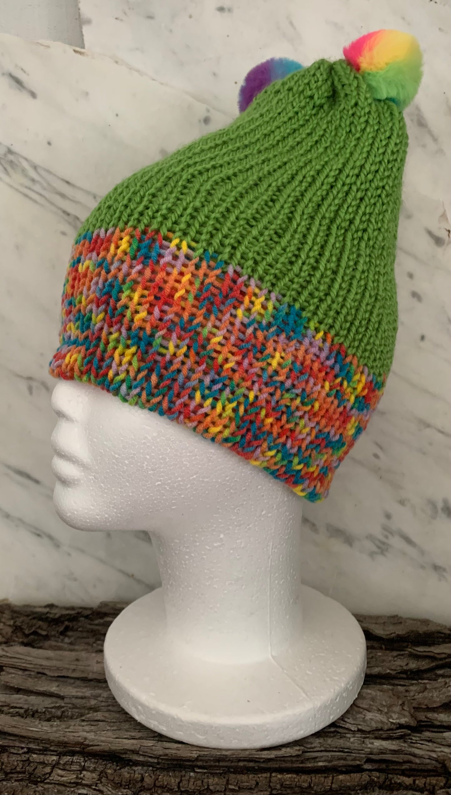 Bear Beanie - Green