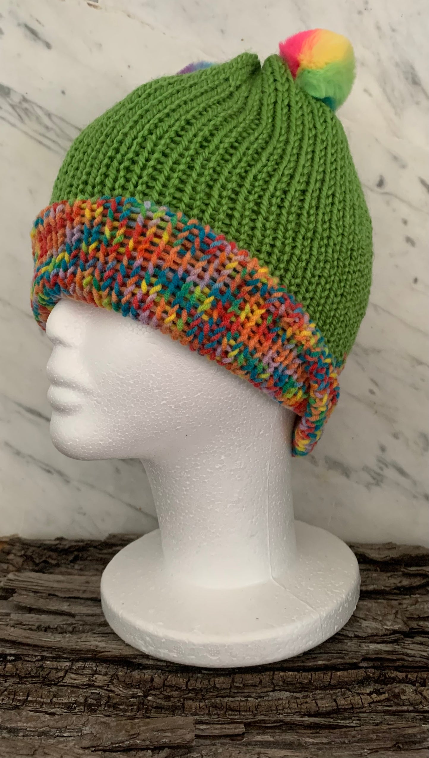 Bear Beanie - Green