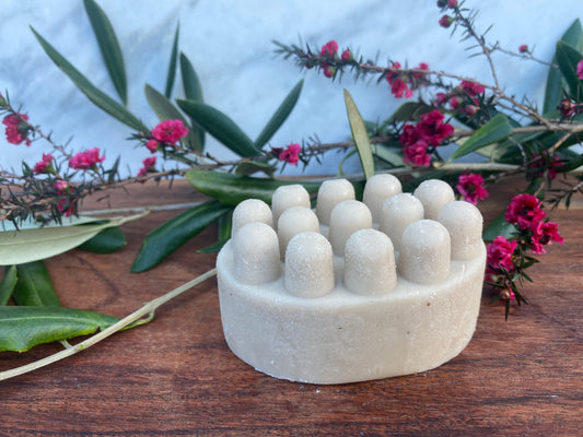 French White Clay Massage Bar- Soap - 150g